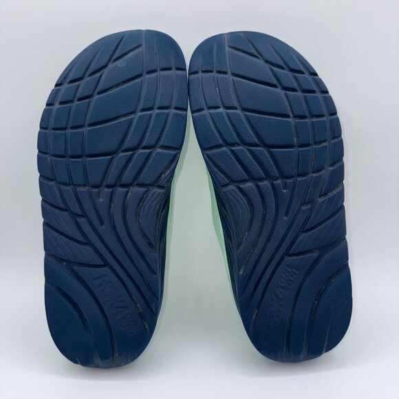 HOKA One One Sandal ORA Recovery Mint Green Blue Slide Shoes Men’s Size 12 - Picture 8 of 11